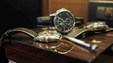 Closeup of luxury watches and tools.(Selected focus)